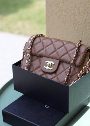 Сумка женская chanel 21 brown
