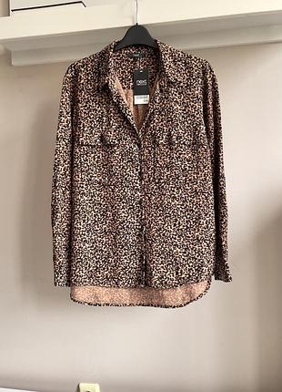 Натуральна блуза-сорочка