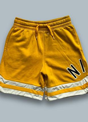 Шорты nike air big logo yellow shorts1 фото