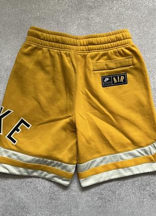 Шорты nike air big logo yellow shorts3 фото