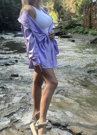 Шелковый костюм