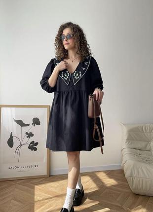 Нереальна сукня з комірцем h&m zara mango asos