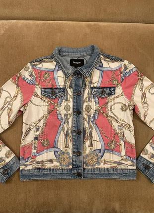 Джинсовая куртка desigual