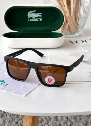 Солнцезащитные очки мужские lacoste polarized защита uv400