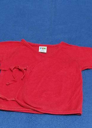 Красная распашонка fix 50-56р 4801д