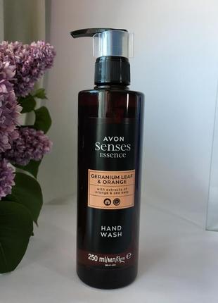 Жидкое мыло geranium leaf & orange, «журец и апельсин», 250 мл avon/Эйвон мыло