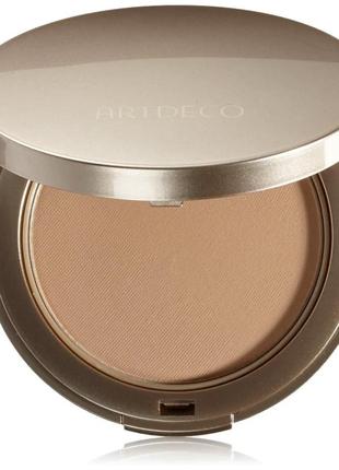 Пудра для лица artdeco hydra mineral compact foundation 60 - light beige (светло-бежевый)4 фото