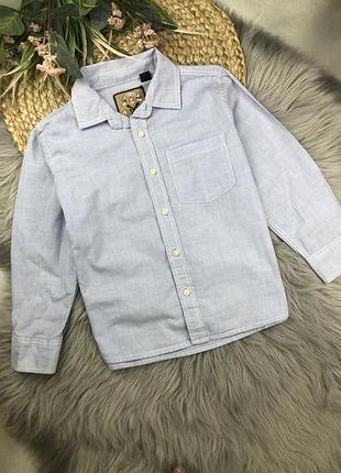 Блакитна сорочка 4-5 р.