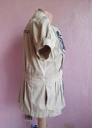 Вышиванка блуза пиджак на молнии3 фото