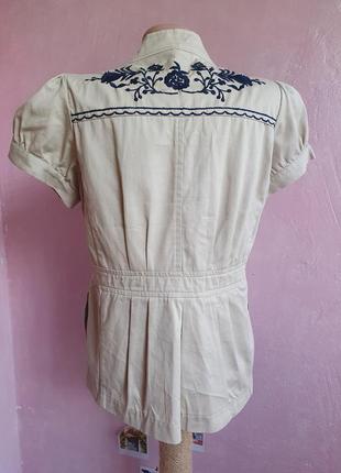 Вышиванка блуза пиджак на молнии2 фото