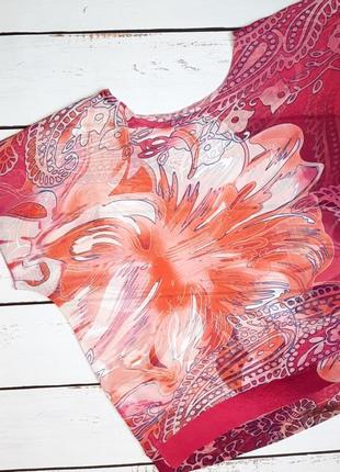 1+1=3 красивая летняя шифоновая розовая блуза, размер 50 - 525 фото