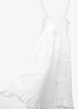 Zara белое платье,s3 фото