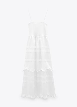 Zara белое платье,s7 фото