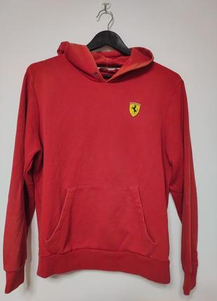 Худі кофта чоловіча червона ferrari man, розмір s