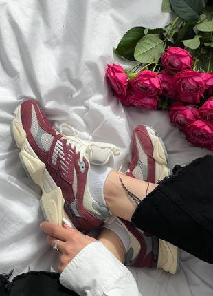 New balance 9060 bordo