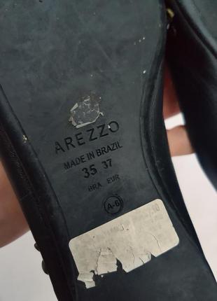 Красивые туфли балетки с узором орнаментом бохо этно arezzo бразилия 376 фото