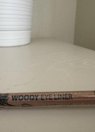 Водостійкий коричневий олівець для очей gosh6 фото