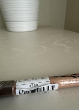 Водостійкий коричневий олівець для очей gosh7 фото
