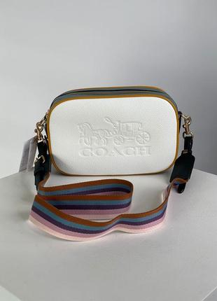 Сумка женская в стиле coach jes convertible belt bag in colorblock7 фото