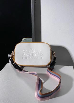 Сумка женская в стиле coach jes convertible belt bag in colorblock8 фото