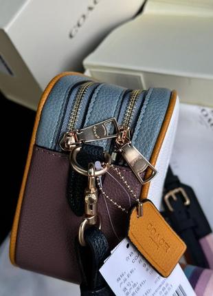 Сумка жіноча в стилі coach jes convertible belt bag in colorblock5 фото