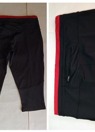 Жіночі бігові капрі crivit sports, спортивні штани, штани для тренувань і фітнесу, чорні m eur 40/428 фото