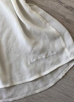 Бохо кэжуал винтаж кружево блуза воланы жеребе рюши банты пышные воротнички no name размер xs6 фото