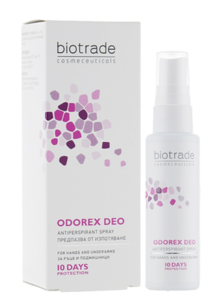 Антиперспирант-спрей длительного действия biotrade odorex deo antiperspirant spray 40мл