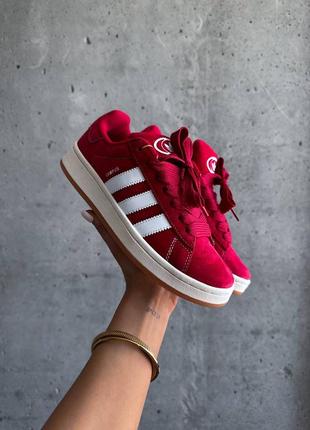 Женские кроссовки adidas campus 00s “red”