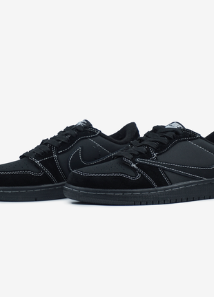 Jordan 1 low og sp travis scott black phantom