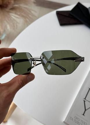 Сонцезахисні окуляри унісекс безоправні6 фото