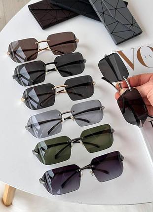 Сонцезахисні окуляри унісекс безоправні