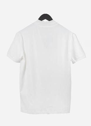 Мужская футболка хлопковая белая prada 100% cotton / прада летняя одежда10 фото