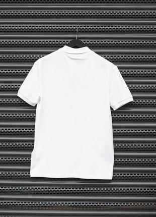 Мужская футболка хлопковая белая prada 100% cotton / прада летняя одежда2 фото