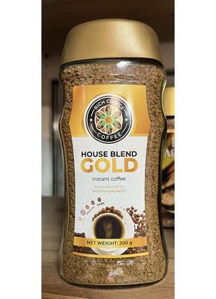 Кофе растворимое house blend gold 0,200 кг