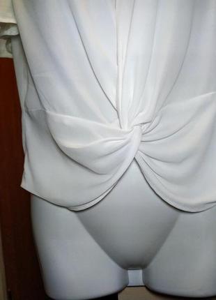 Нарядная,фирменная, белая блуза,топ 44 р-new look3 фото