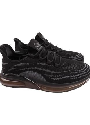 Кросівки чоловічі berisstini чорні текстиль, 43