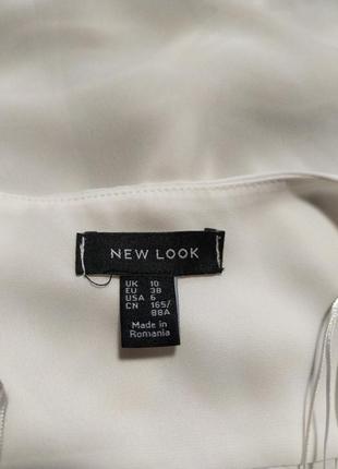 Нарядна,фірмова, біла блуза,топ 44 р-new look6 фото