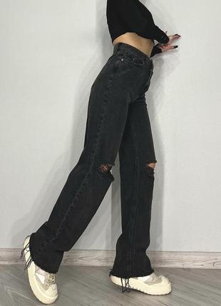 Джинси wide leg stradivarius4 фото