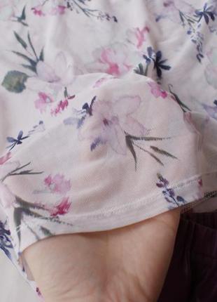 Актуальная блуза сетка цветочные мотивы от new look2 фото
