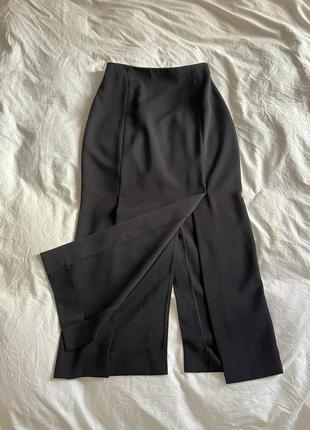 Винтажная юбка gianfranco ferre с разрезами внизу6 фото