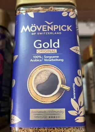 Кава розчинна mövenpick gold original 0,100 кг