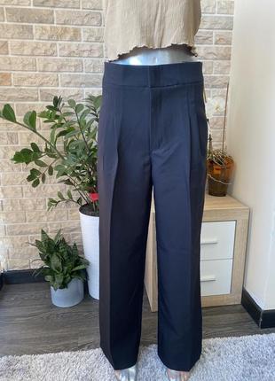 Брючные брюки женские кюлоты ( размер м)3 фото