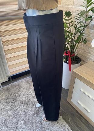 Брючные брюки женские кюлоты ( размер м)10 фото