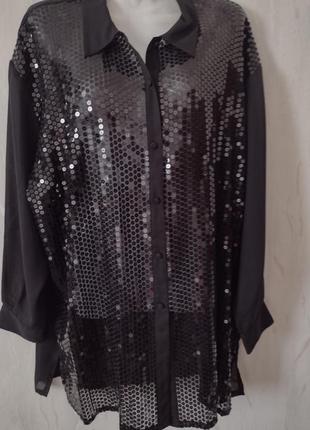 Хит сезона -очень красивая нарядная блузочка с пайетками