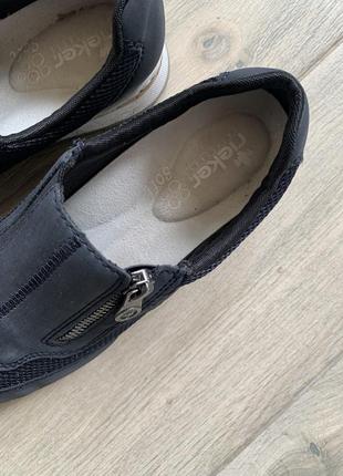 Качественные кожаные мокасины туфлы от бренда rieker2 фото