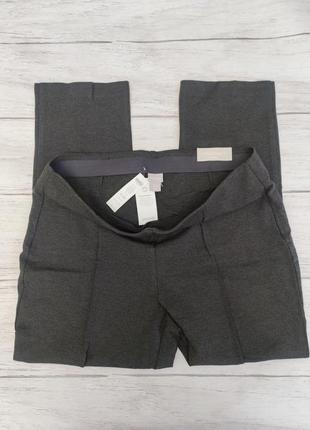 Женские брюки понте chicos juliet straight-lead graphite heather grey2 фото