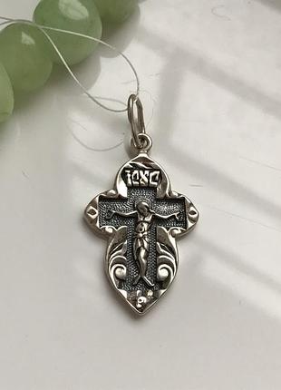 Крест серебро 925 крестик серебряный 3440