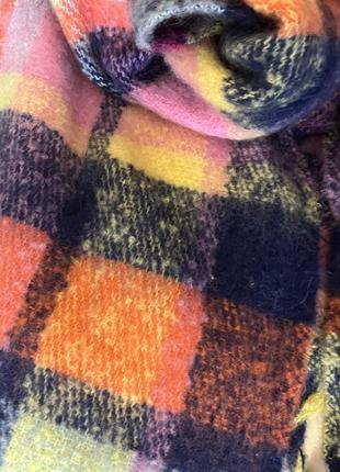Яркий и теплящий шарф 🧣5 фото
