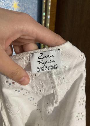 Топ из прошвы zara🤍6 фото